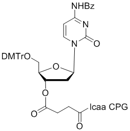 deoxy Cytidine (n-bz) 3'-lcaa CPG 500?